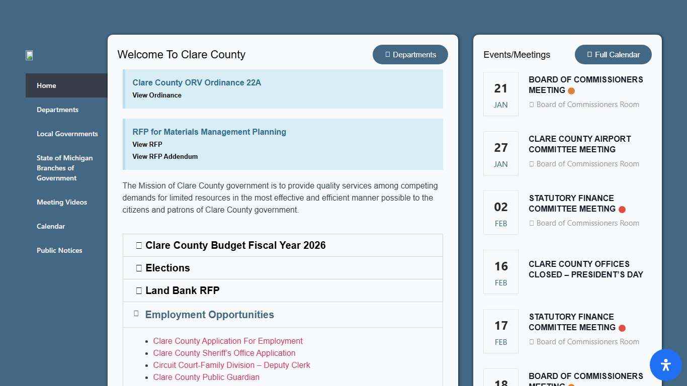 Clare County Michigan